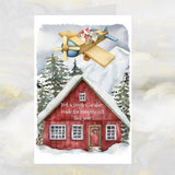 Cavalier King Charles Spaniel Dog Christmas Card, Cavalier King Charles Christmas Greetings Card.