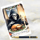 Grim Reaper Christmas Card