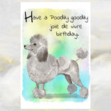 Poodle Dog Birthday Cards