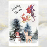 Welsh Christmas Card, Funny Welsh Christmas Card.