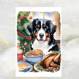 Bernese Mountain Dog Christmas Card