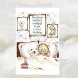 Bichon Frise Dog Greetings Card, Funny Bichon Frise Birthday Card, Bichon Frise.