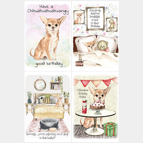 Chihuahua Dog Greetings Cards