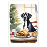 Great Dane Dog Christmas Card