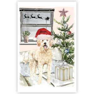 Goldendoodle Christmas Card