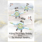 Schnauzer Dog Greetings Cards