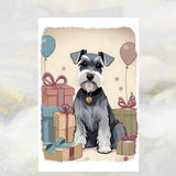 Schnauzer Dog Birthday Card