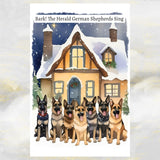 German Shepherd Dogs Christmas Card