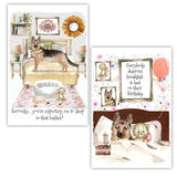 German Shepherd Dog Greetings Cards