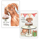 Vizsla Dog Birthday Cards