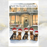 Yorkshire Terrier Dogs Christmas Card
