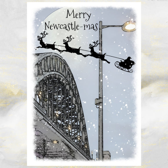 Newcastle Upon Tyne Christmas Card