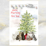 cat christmas card