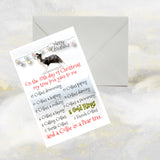 Border Collie greetings cards