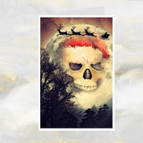 Gothic Santa Art Christmas Card