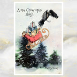 Gothic Crow Christmas Greetings Card